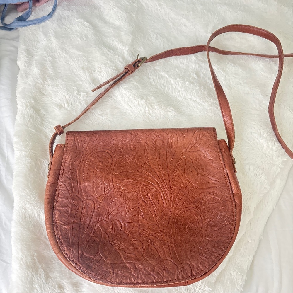 Brown crossbody bag